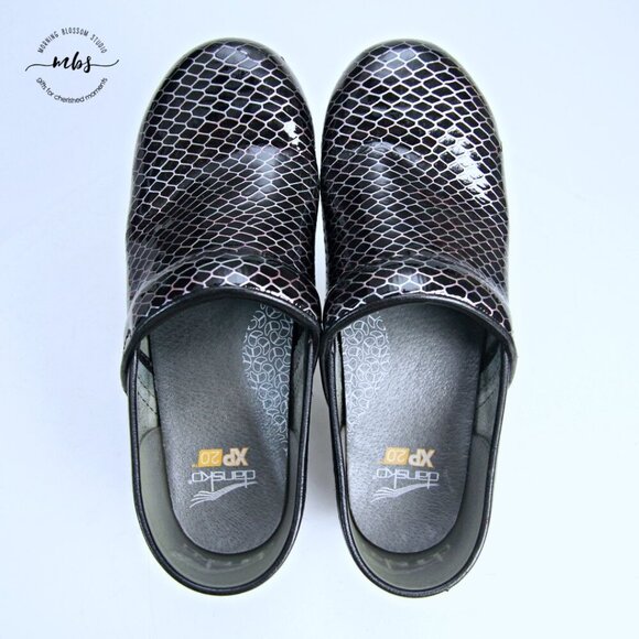 Dansko XP Professional Leather Clogs Iridescent Black Women EU 41 US 10.5-11 - Picture 14 of 15